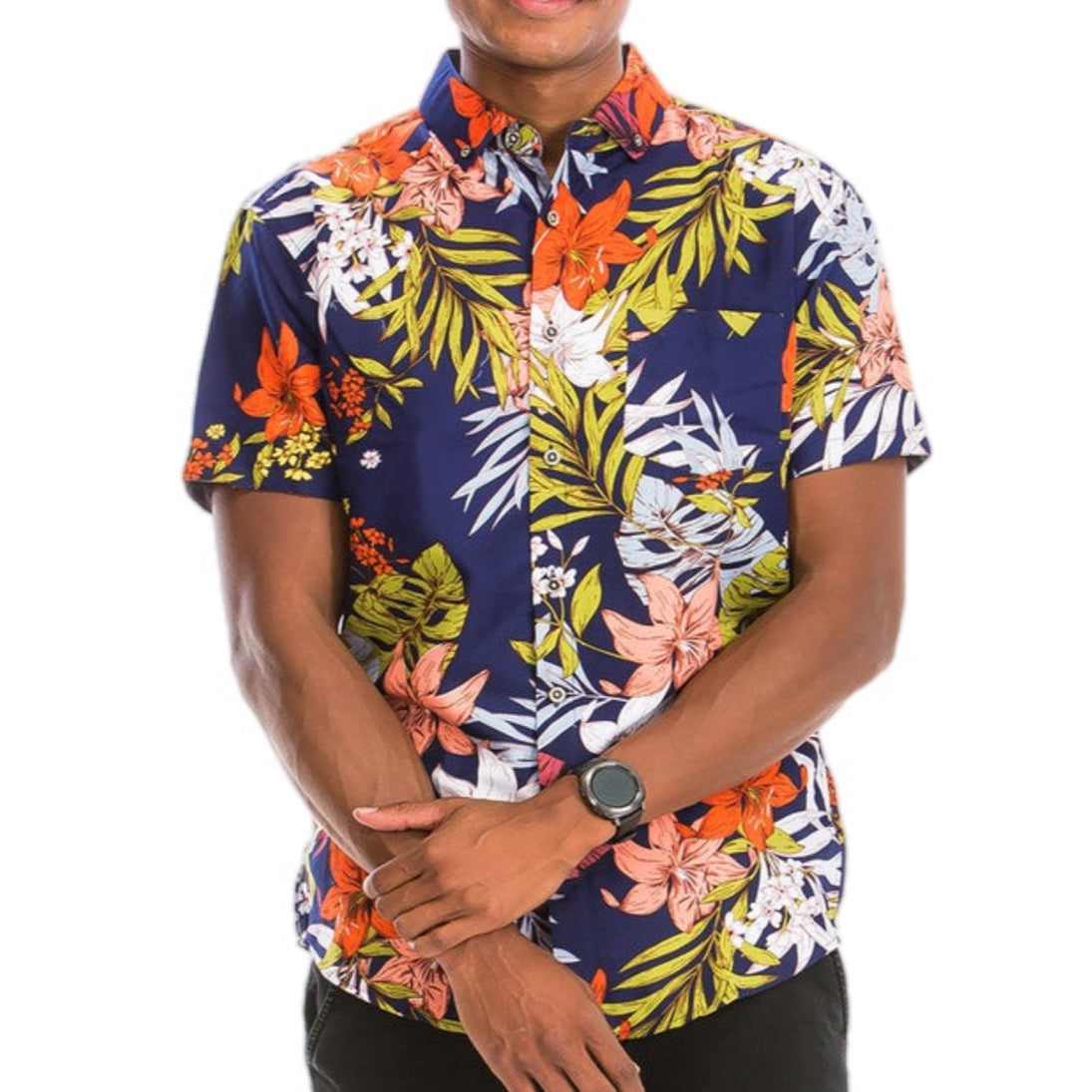 Sunset Bloom Tropical Shirt