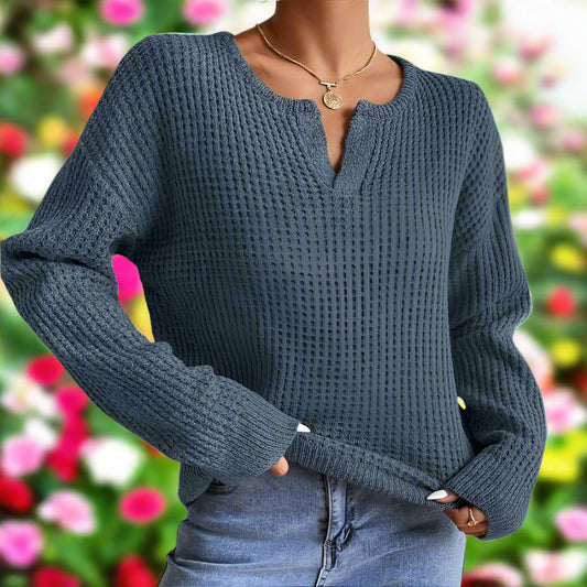 Loose V-Neck Sweater