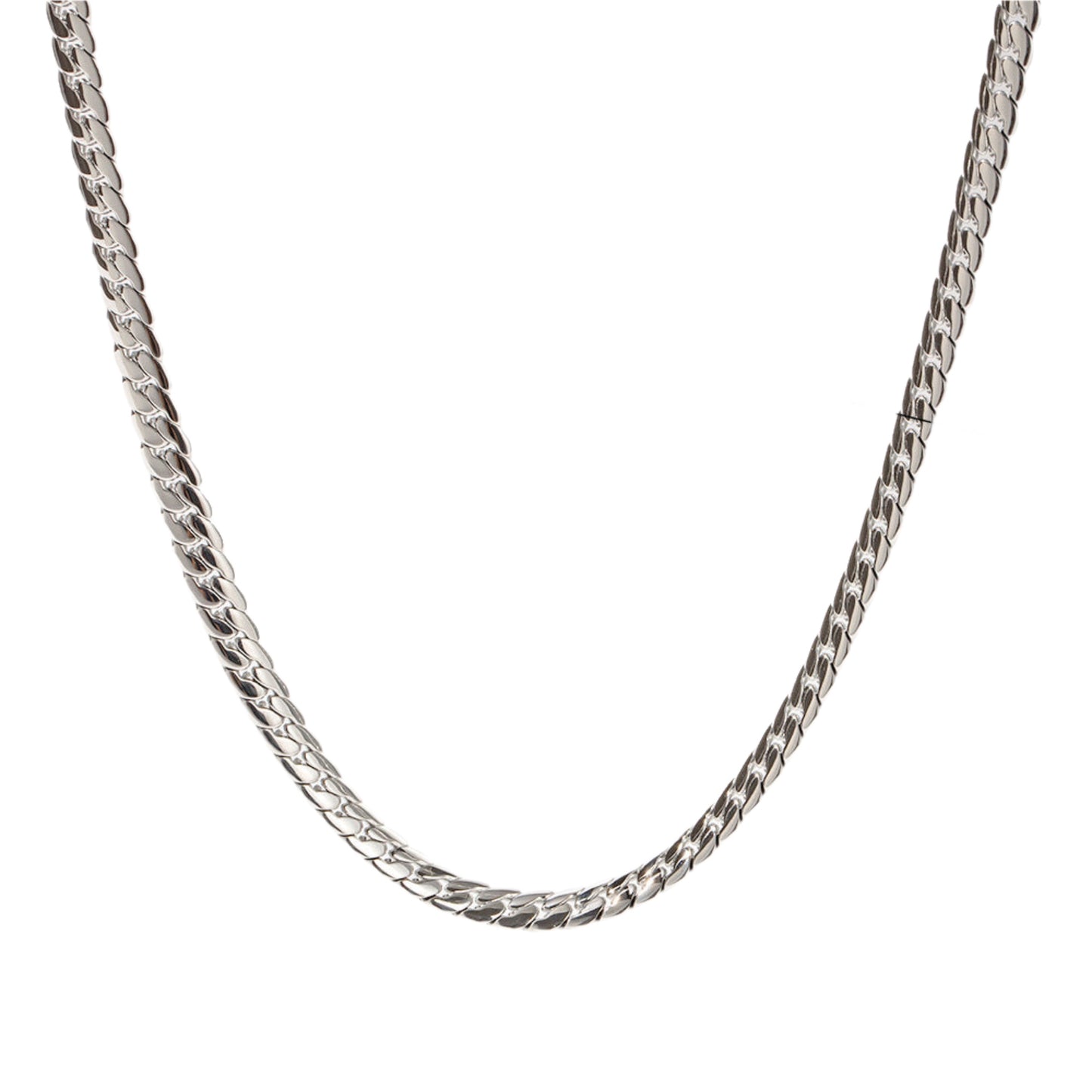 Gold or Silver Steel Chain Necklace