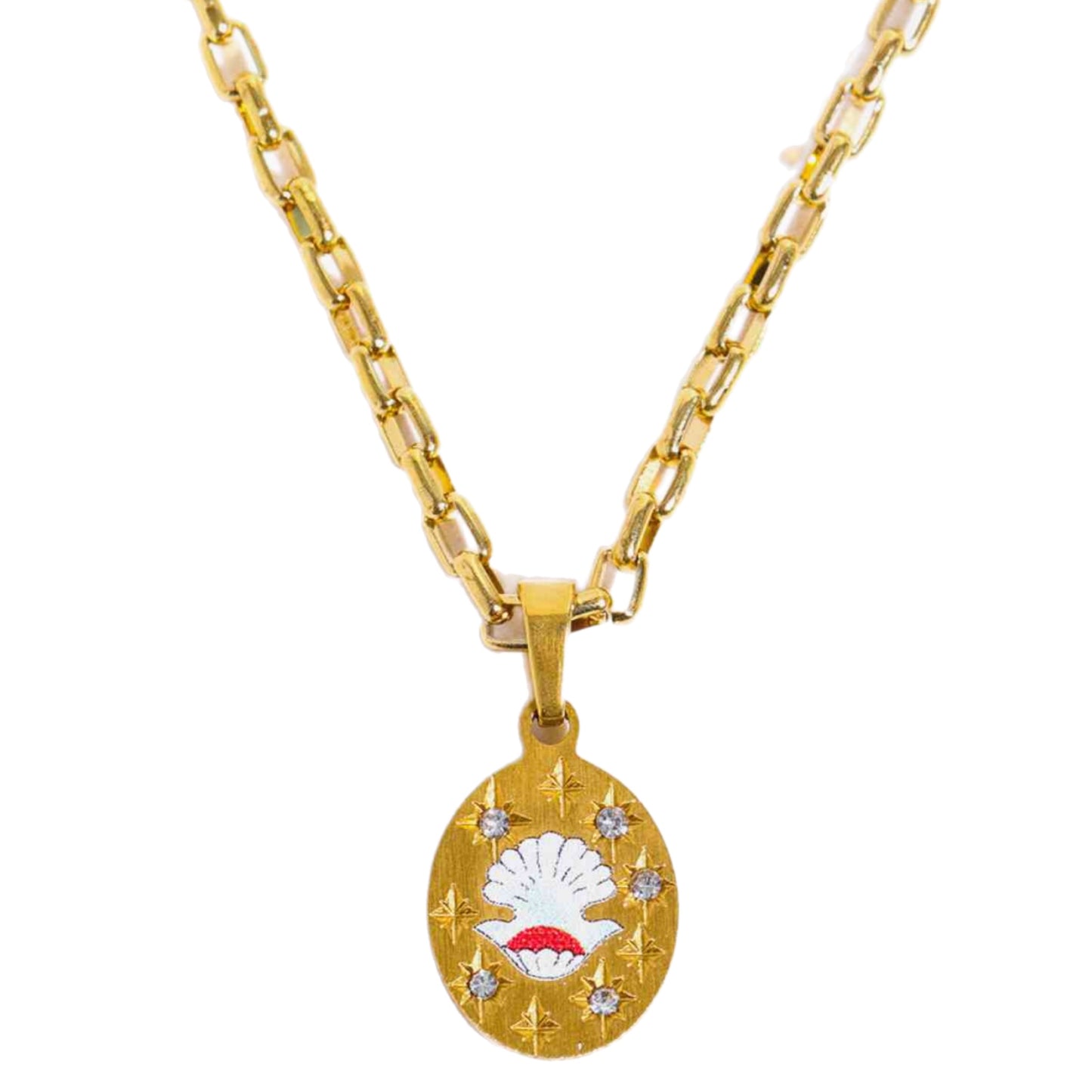 Flower Charm Gold Necklace