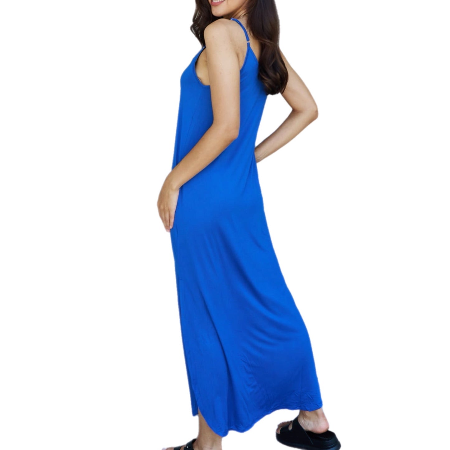 Cami Side Slit Maxi Dress