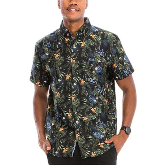 Enchanted Forest Short Sleeve Button Down