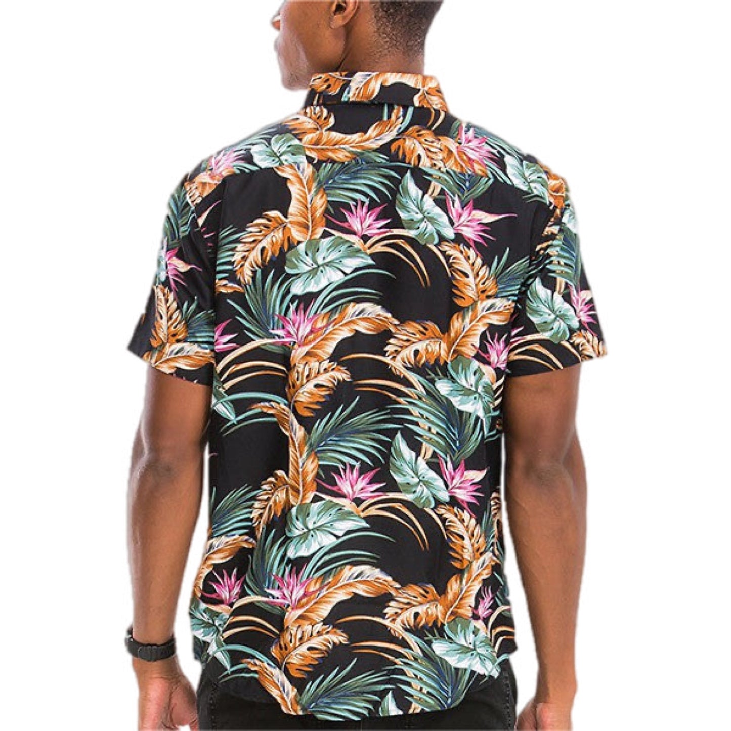 Midnight Tropics Button-Up Shirt