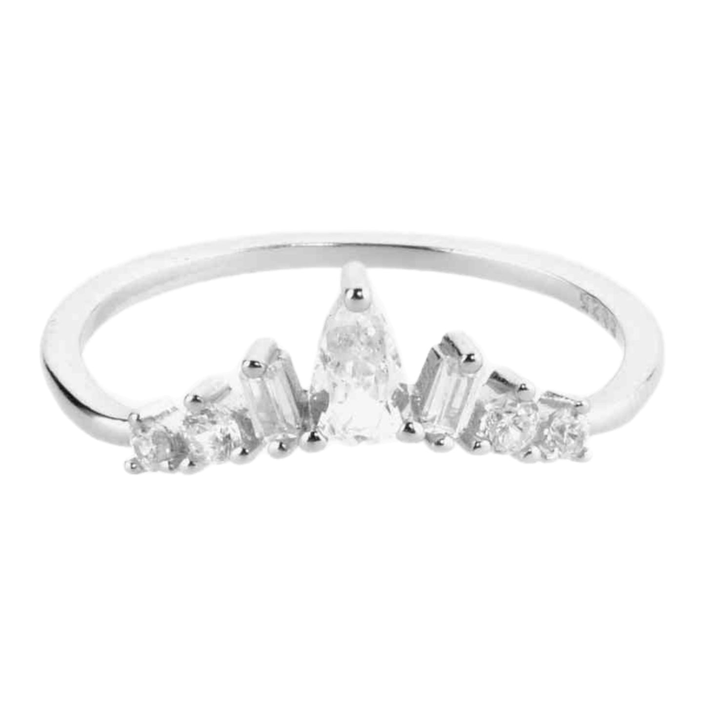 CZ Crown Ring