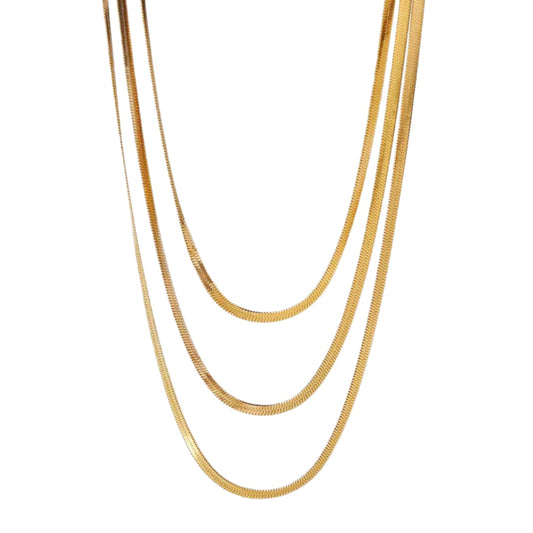 Gold Layered Chain Necklace