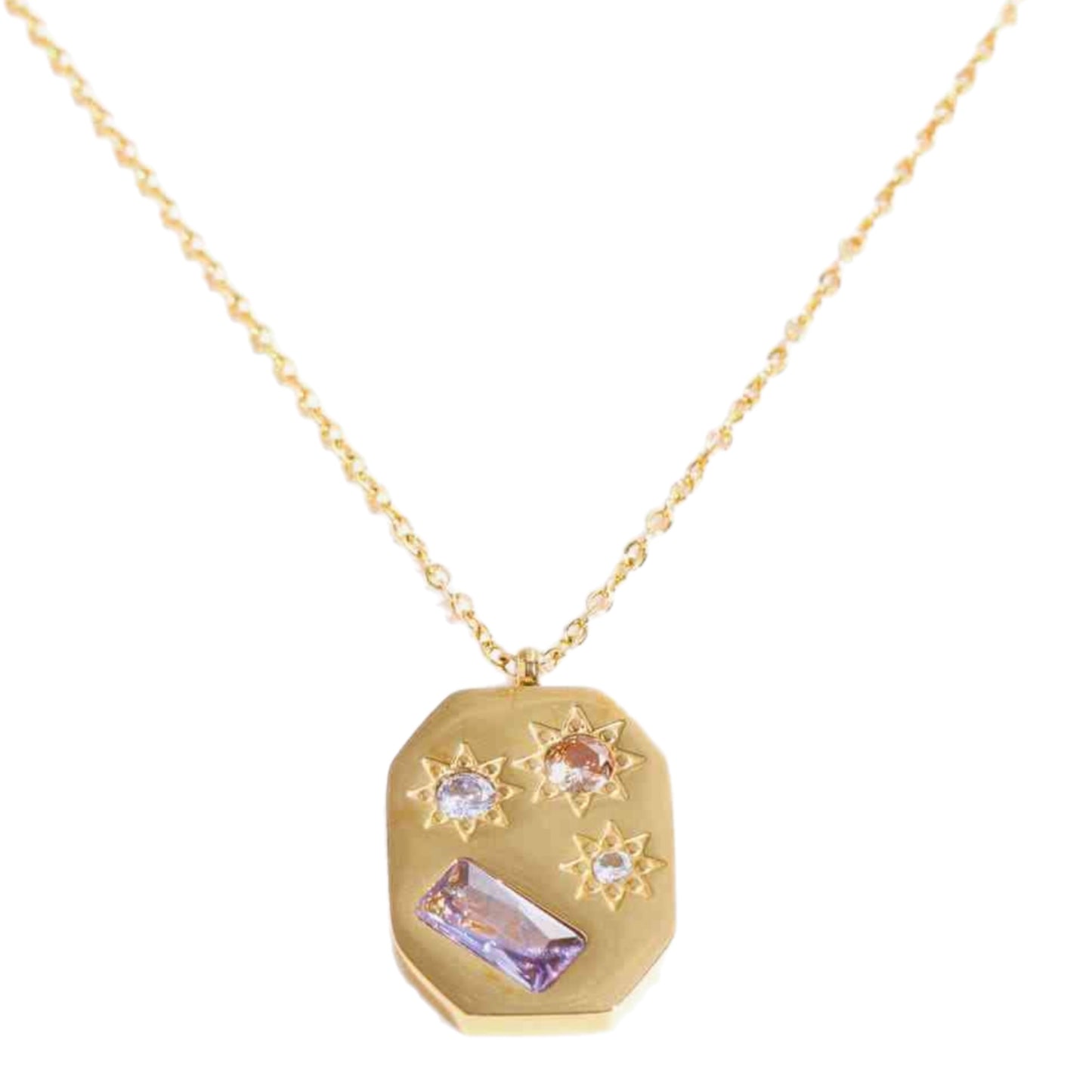 CZ Charm Necklace