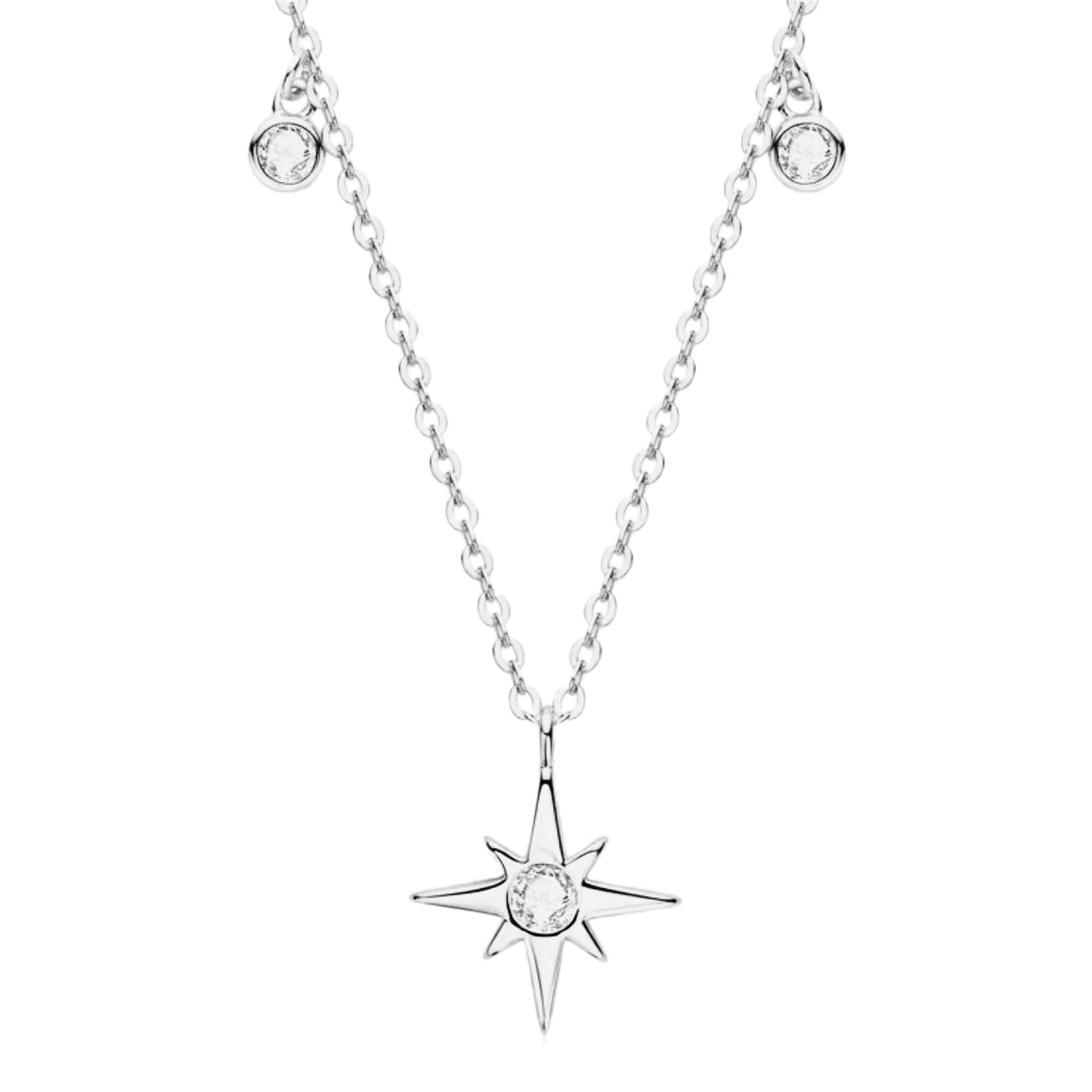 Moissanite Star Charm Necklace