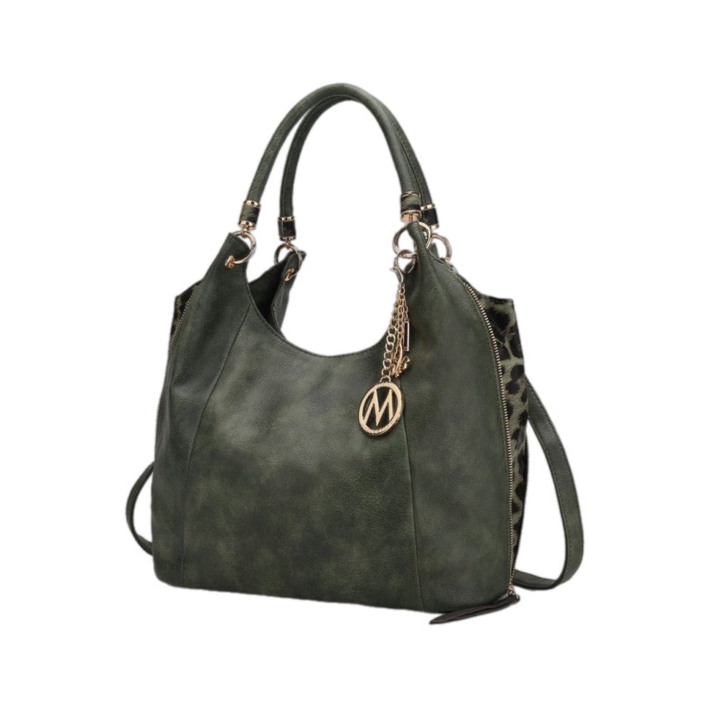 Large Vegan Leather Hobo Bag