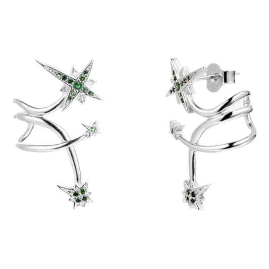 Star Stud CZ Earrings