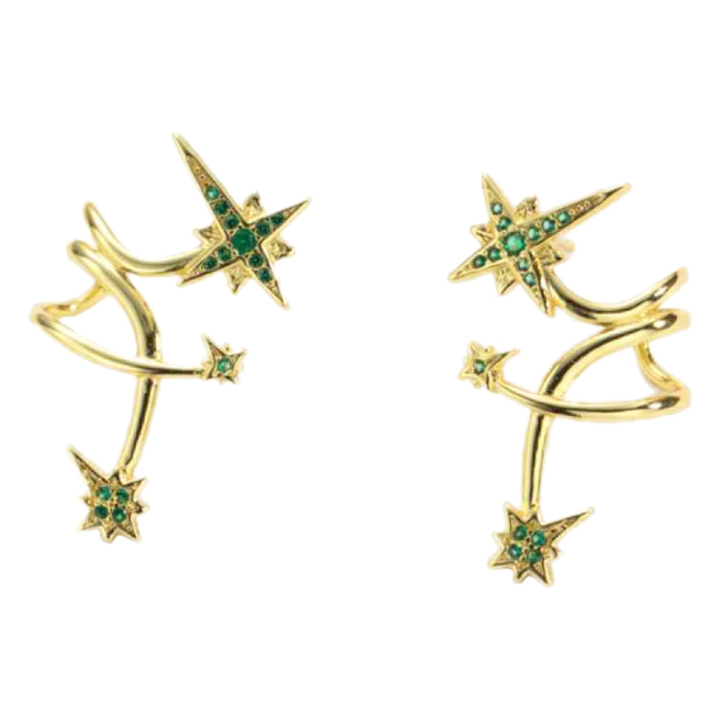 Star Stud CZ Earrings