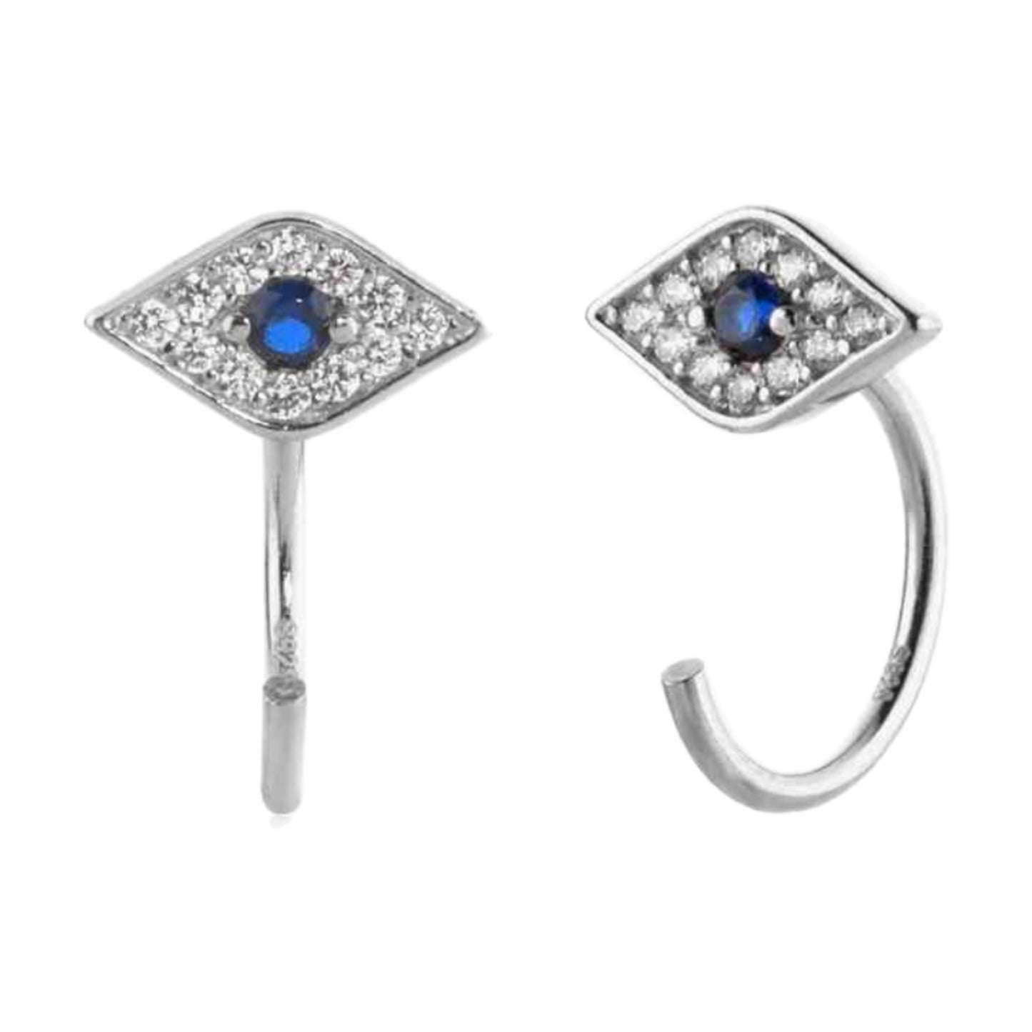 Evil Eye Hoop Earrings