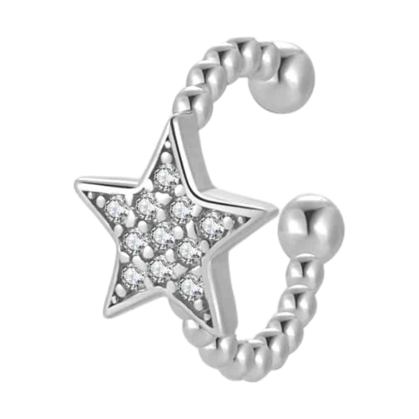 CZ Star Ear Cuff