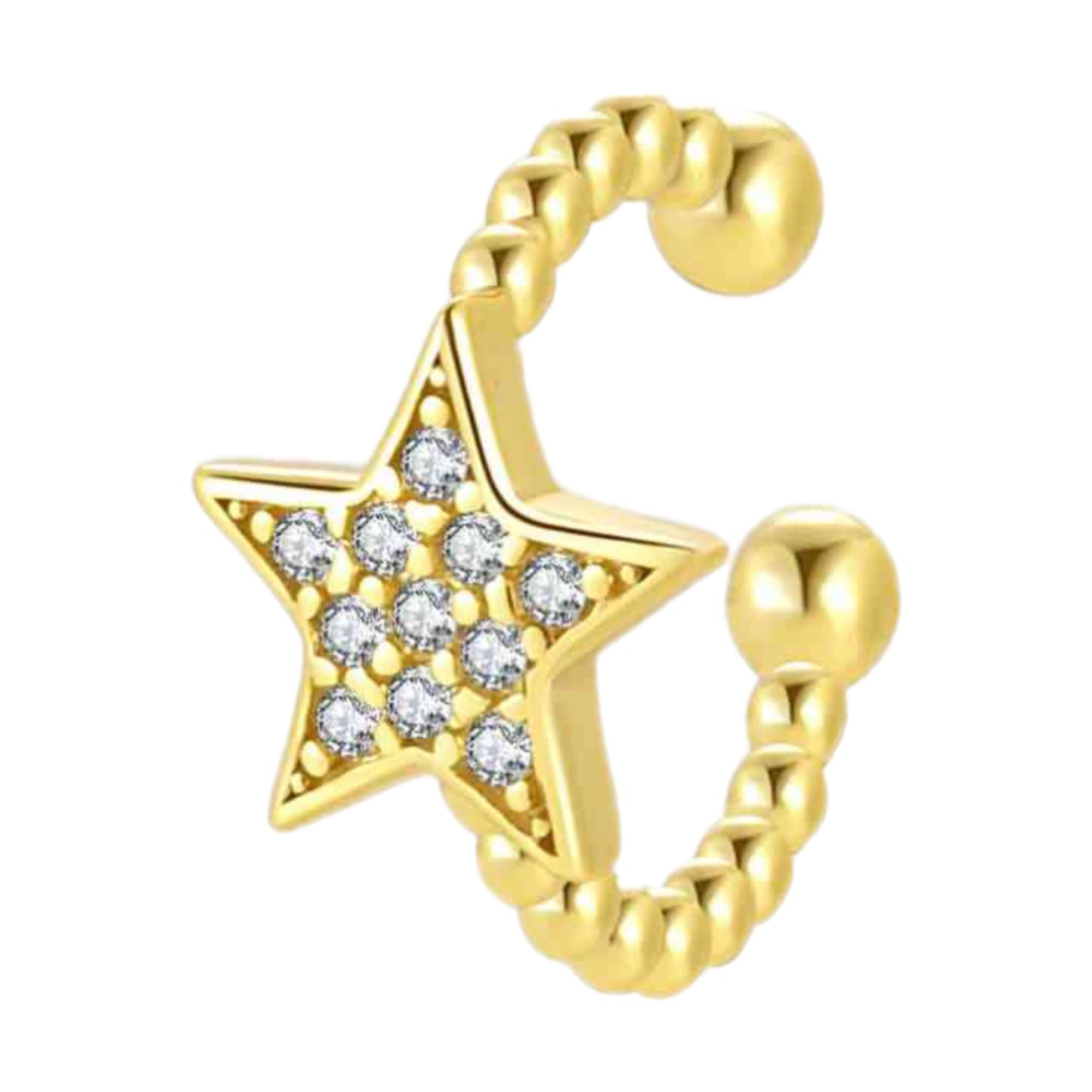 CZ Star Ear Cuff