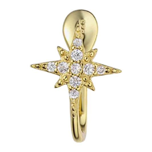 CZ Star Ear Cuff