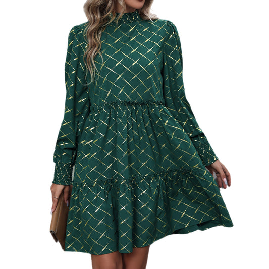 Frill Trim Mini Dress