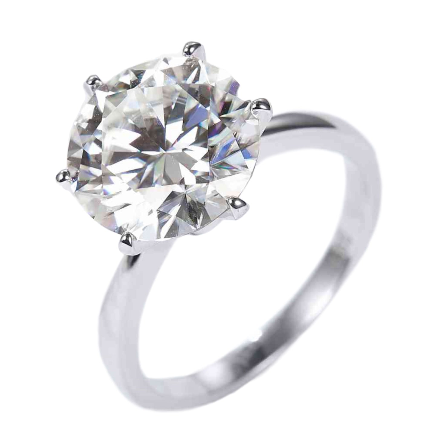 5 Carat  Moissanite Ring