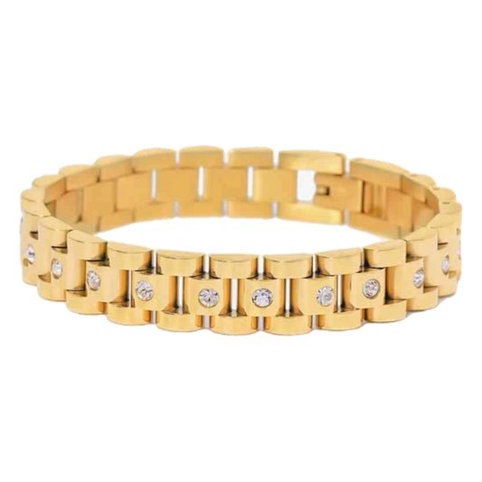 Gold Watch Band Bracelet