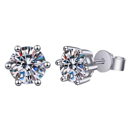 Moissanite Stud Earrings