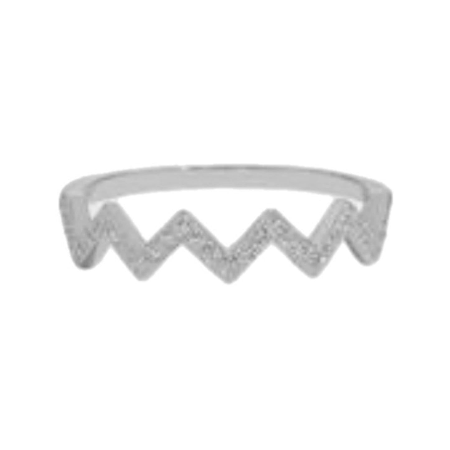 Wave Sterling Silver Ring