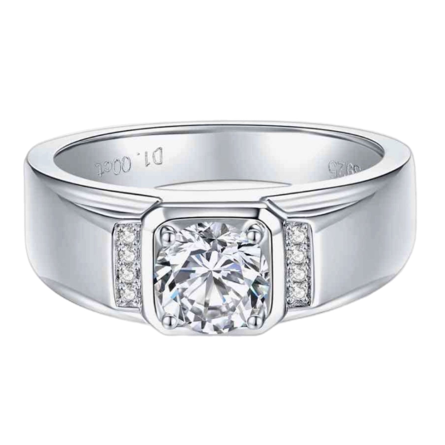 1 Carat Moissanite Ring