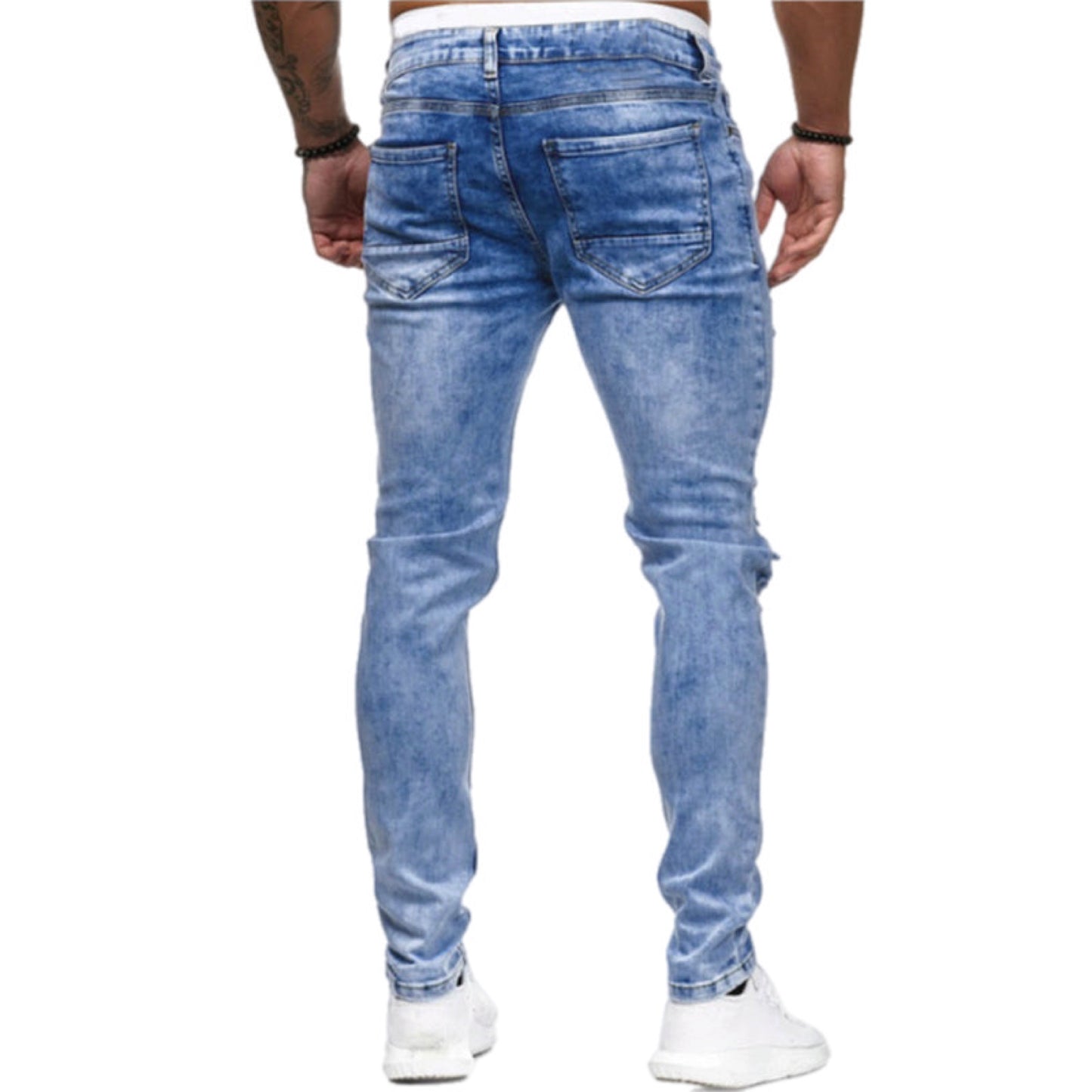 Frayed Slim Fit Jeans