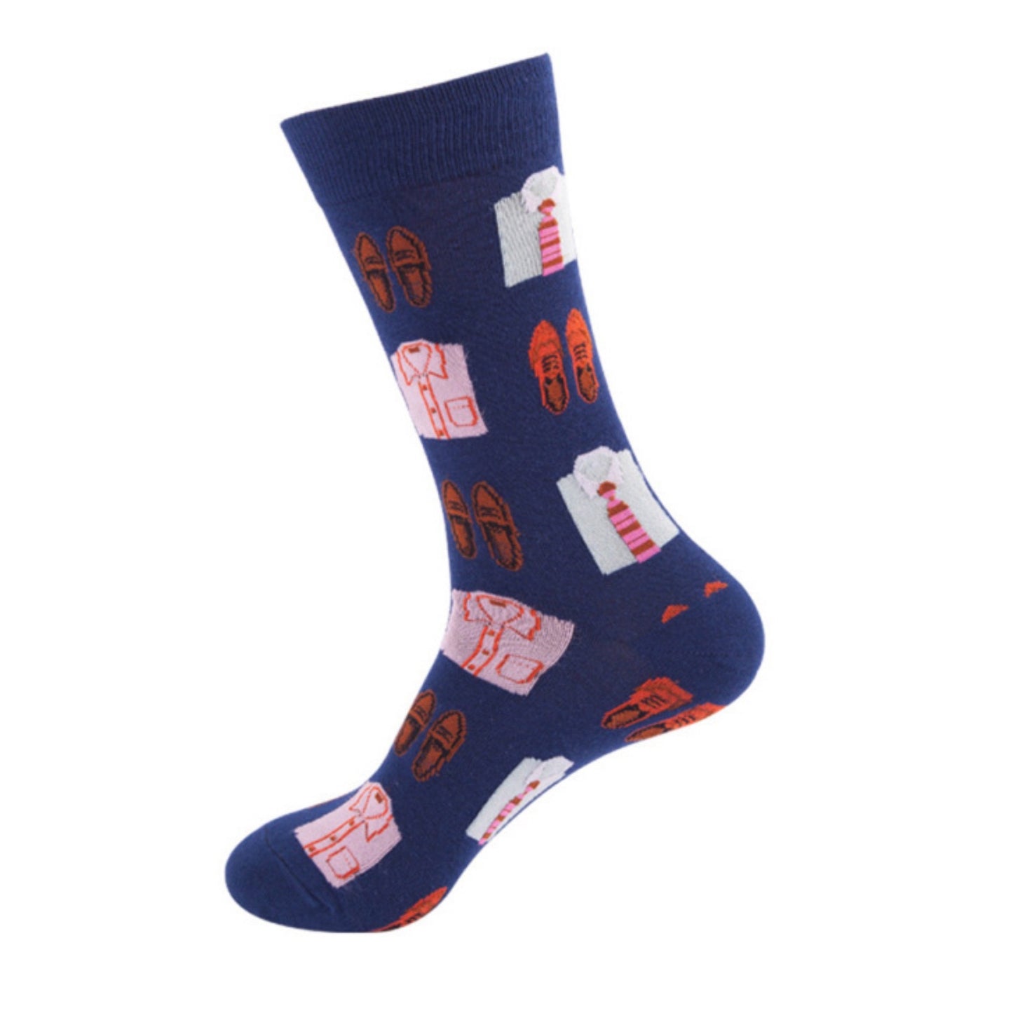 Men's Mid-Calf Fun Patterned Socks