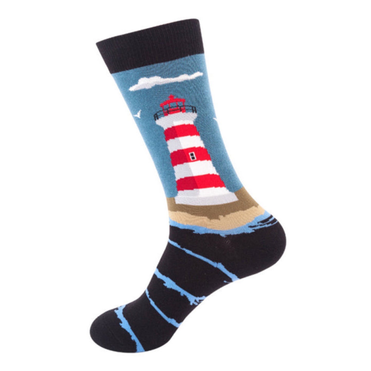 Men's Mid-Calf Fun Patterned Socks