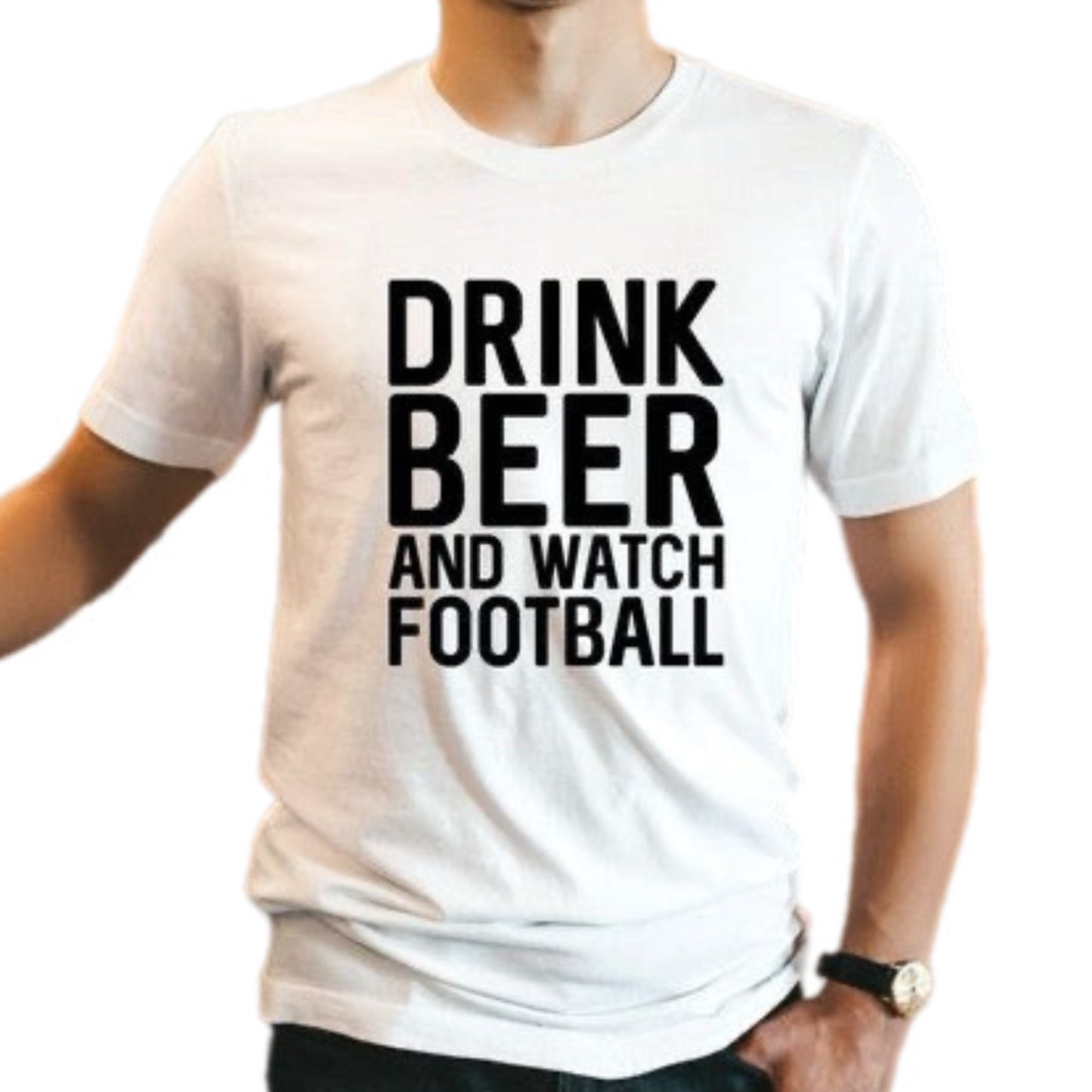 Game Day Essential Tee "Drink Beer and Watch Football"