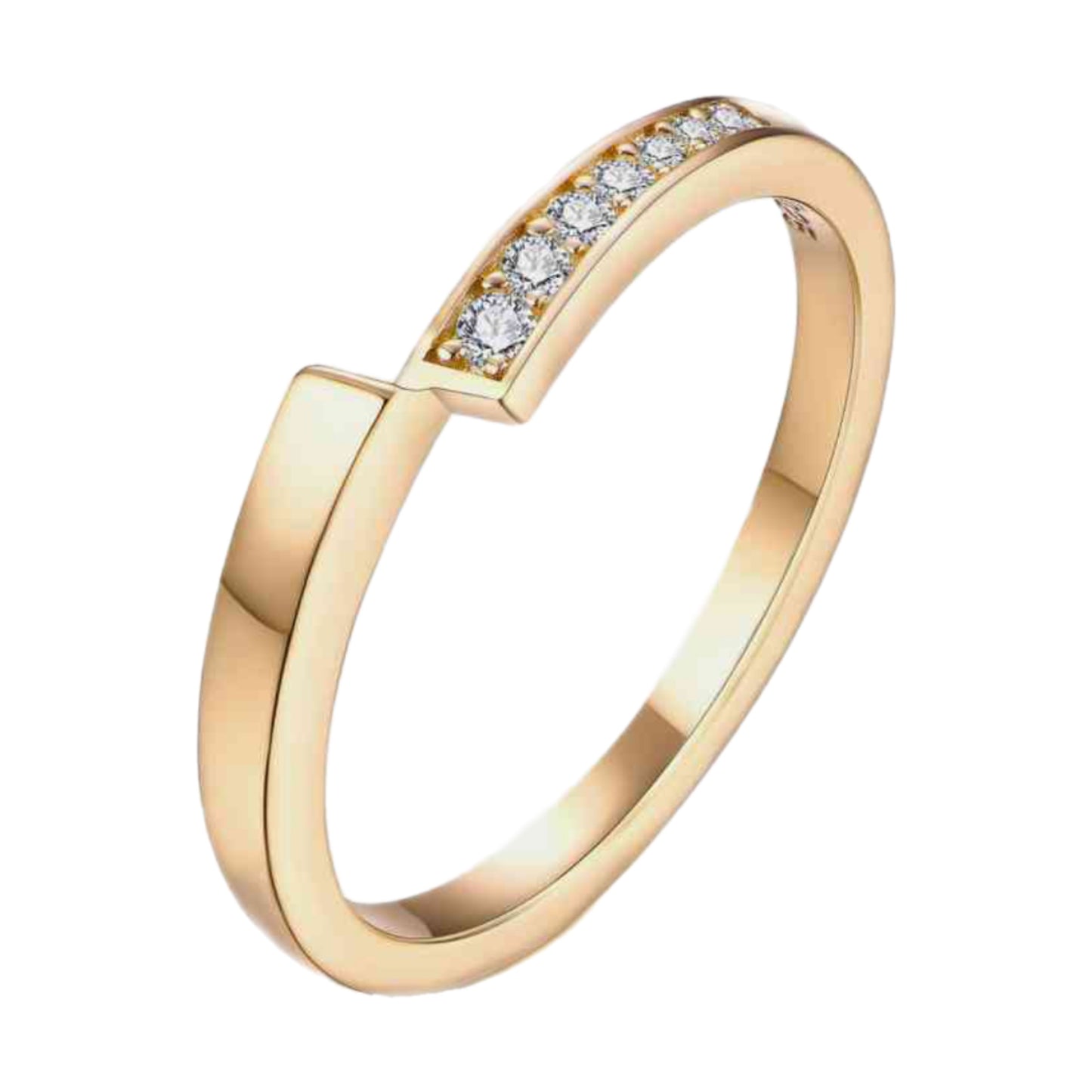 Moissanite Band Ring