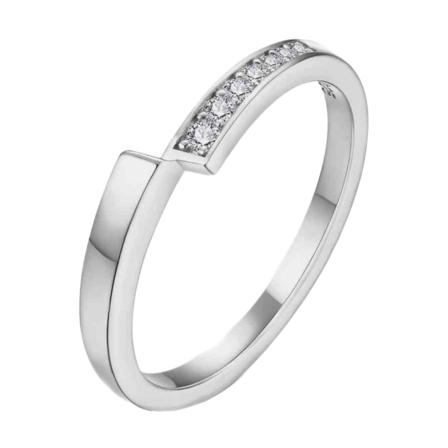 Moissanite Band Ring