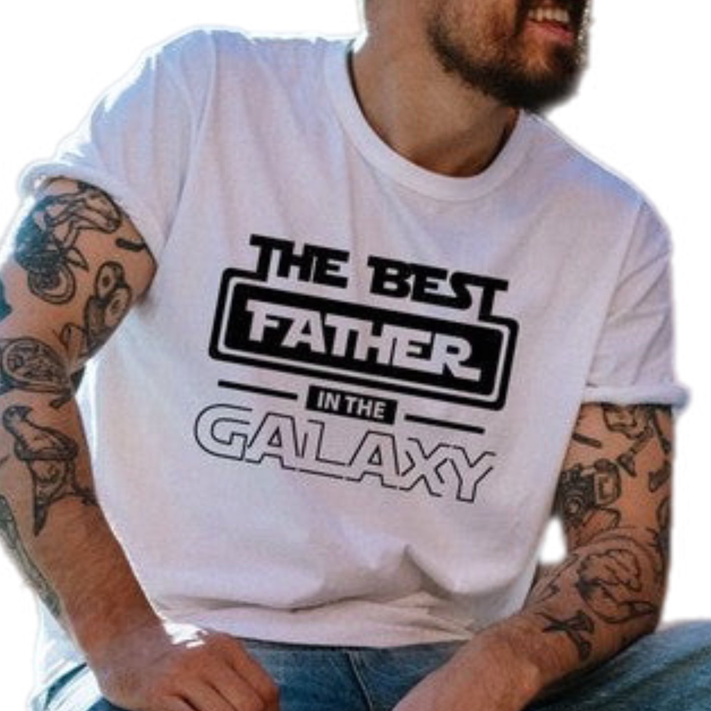 "Best Father in the Galaxy" Plus Tee