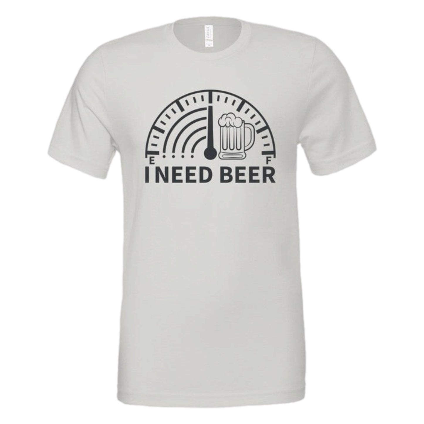 Big & Tall Cotton "Beer Gauge" Essential Tee