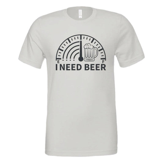 Big & Tall Cotton "Beer Gauge" Essential Tee