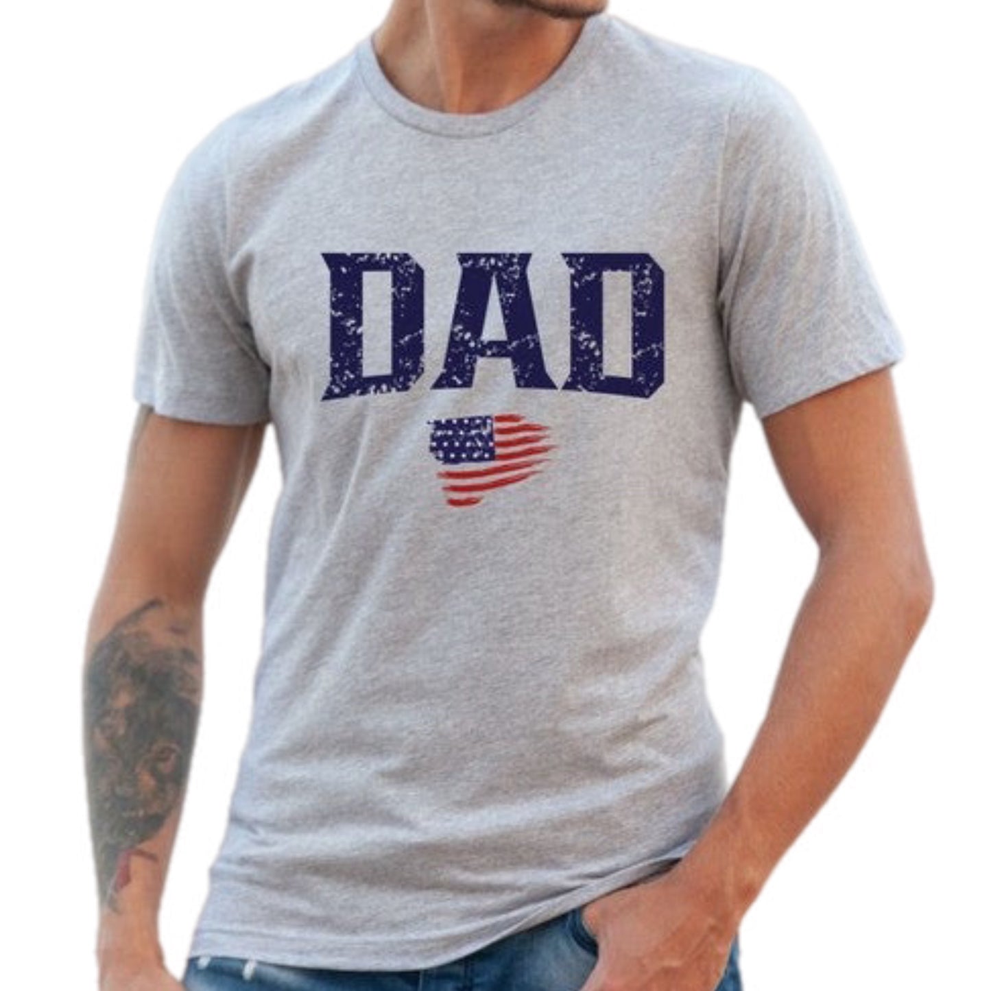 "Patriotic Pop" Dad Tee