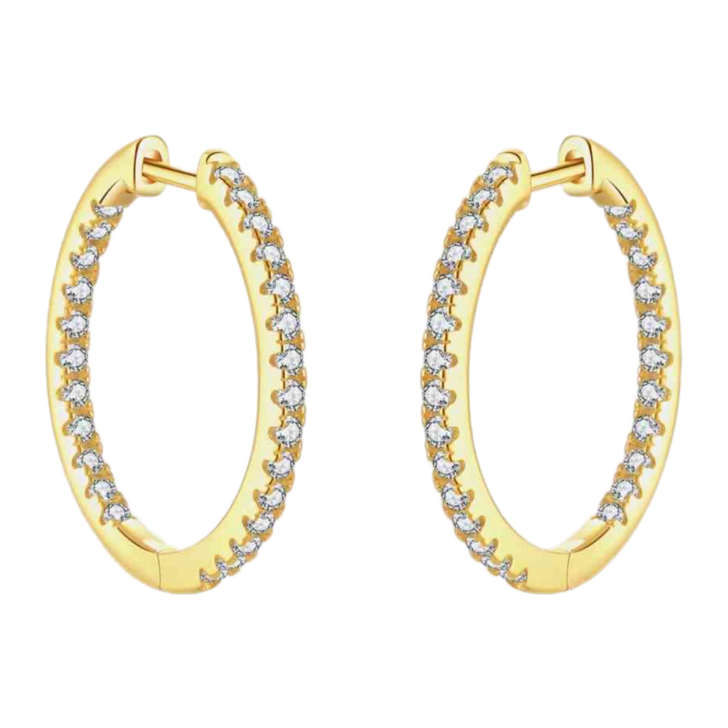 CZ Hoop Earrings