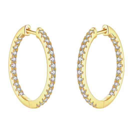 CZ Hoop Earrings