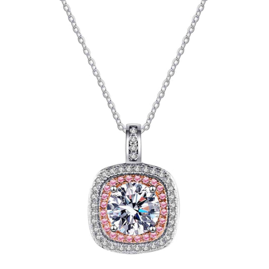 1 Carat Moissanite Charm Necklace