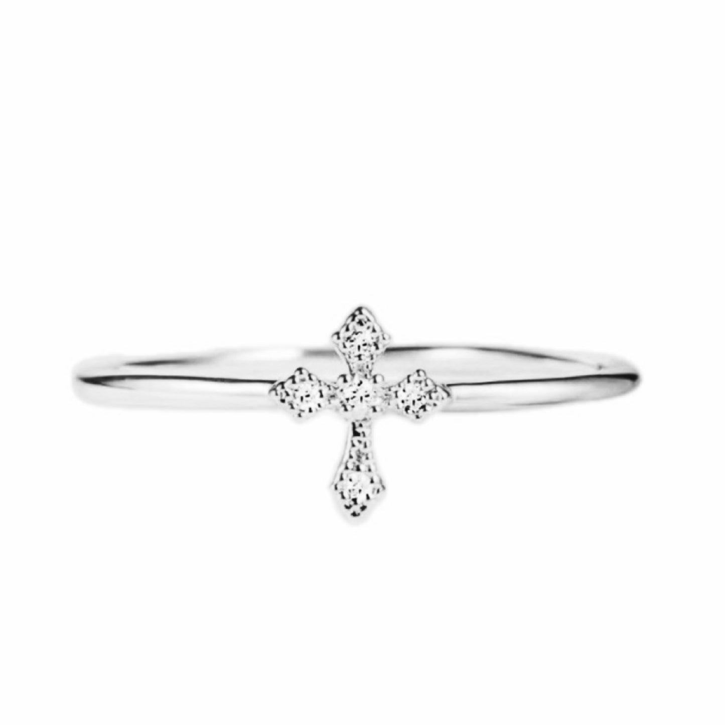 Sterling Silver Cross Ring