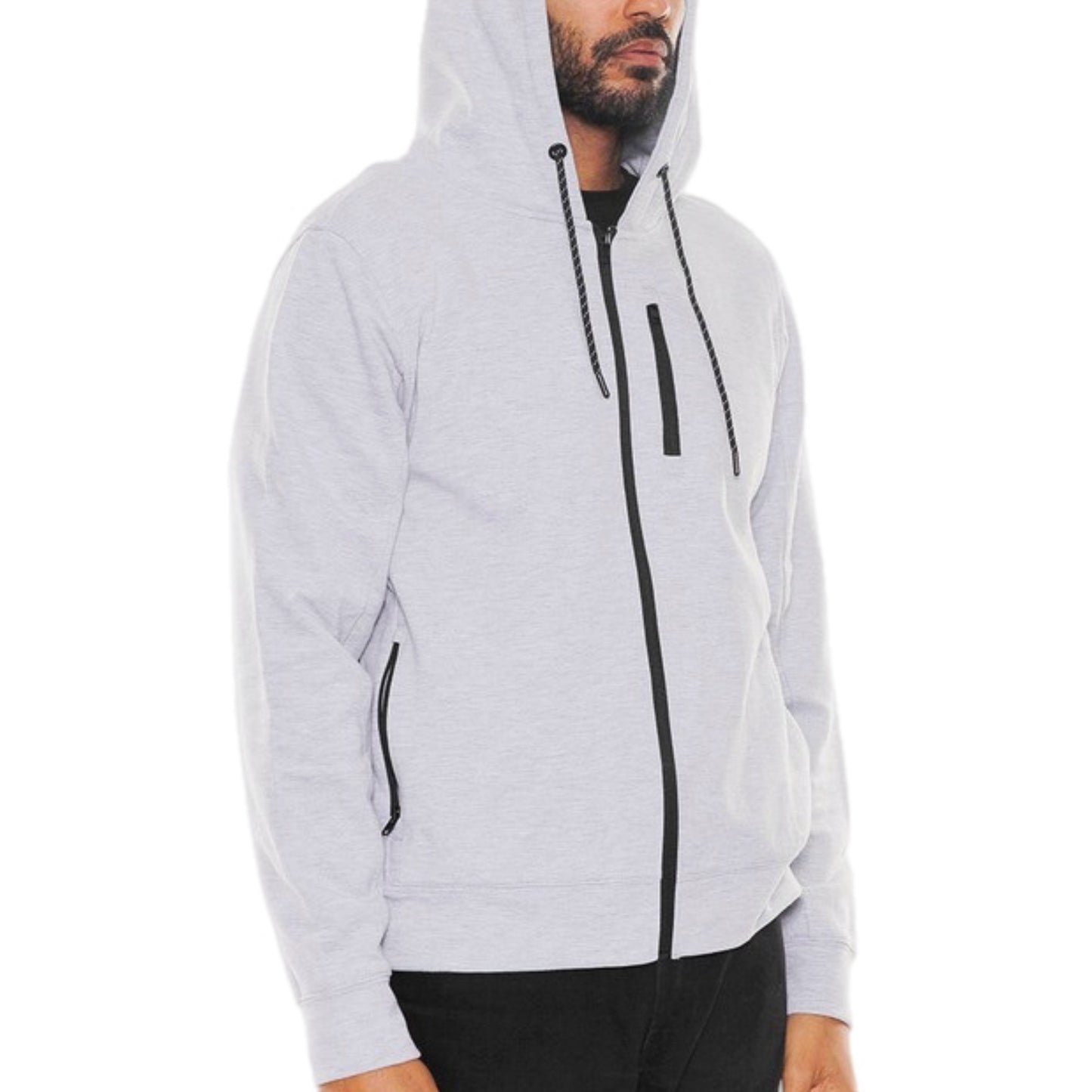 Zip-Up Hooded Jacket