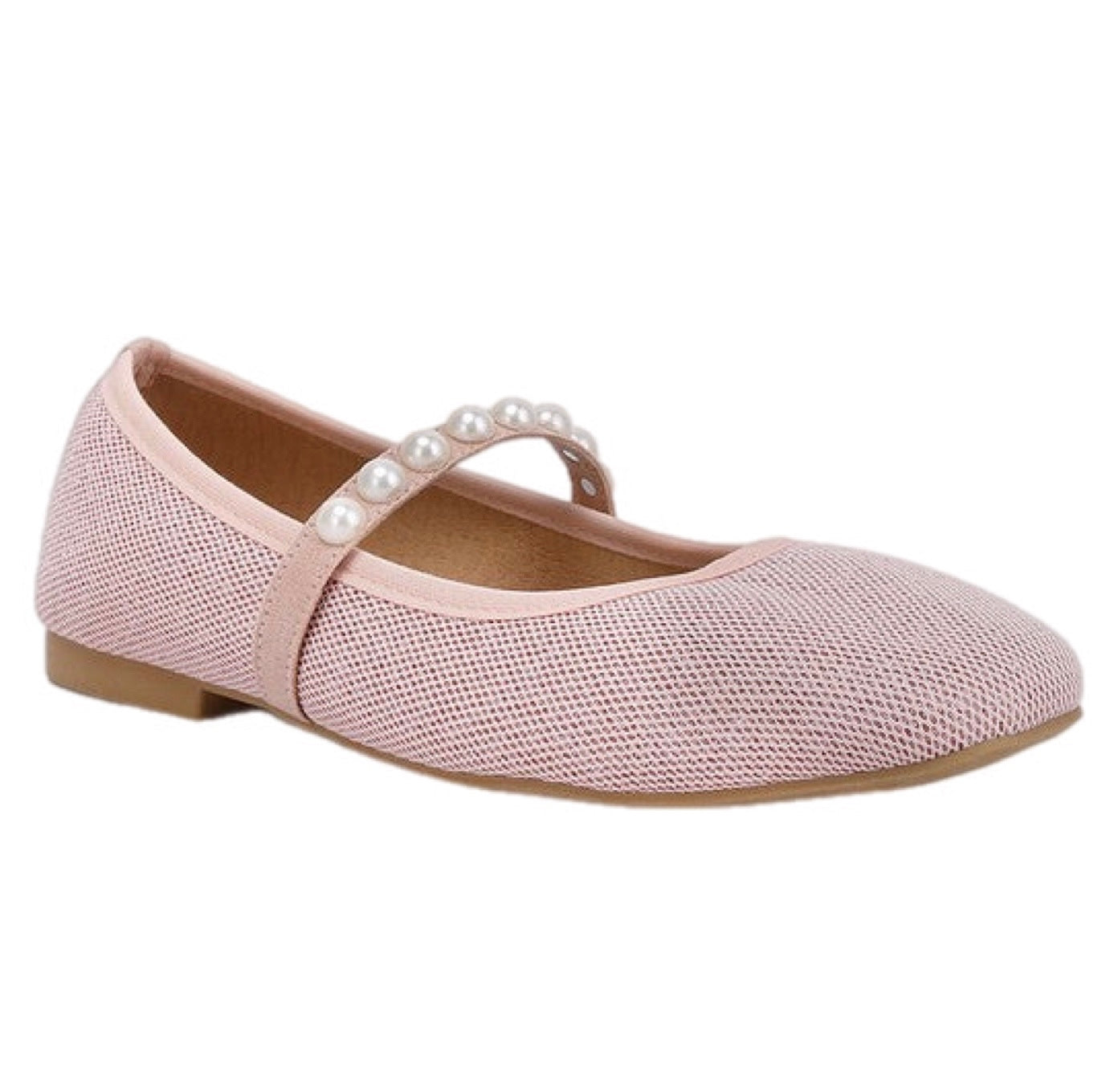 Sassie Pearl Embellished Ballerina Flats