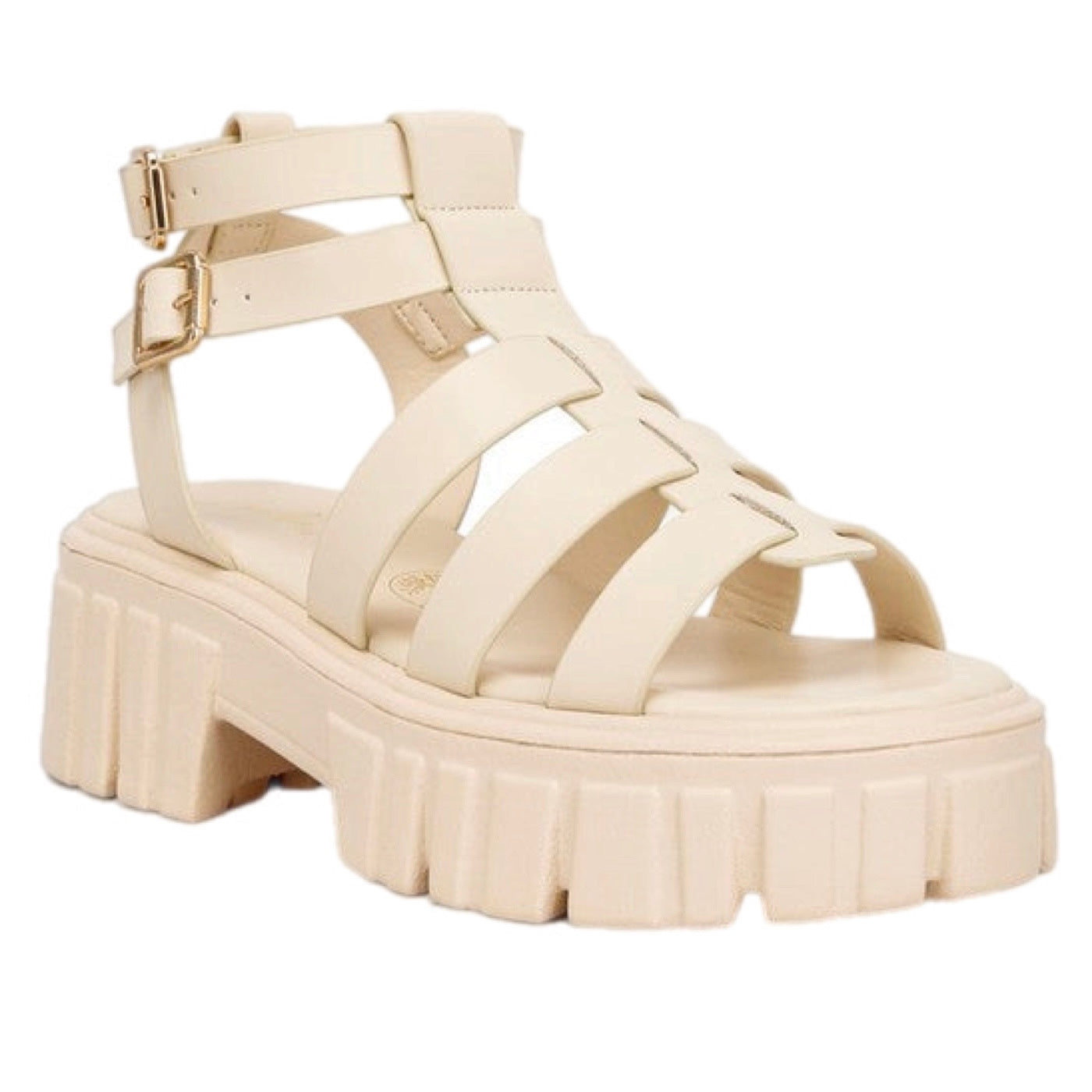 Dewey Recycled Faux Leather Gladiators