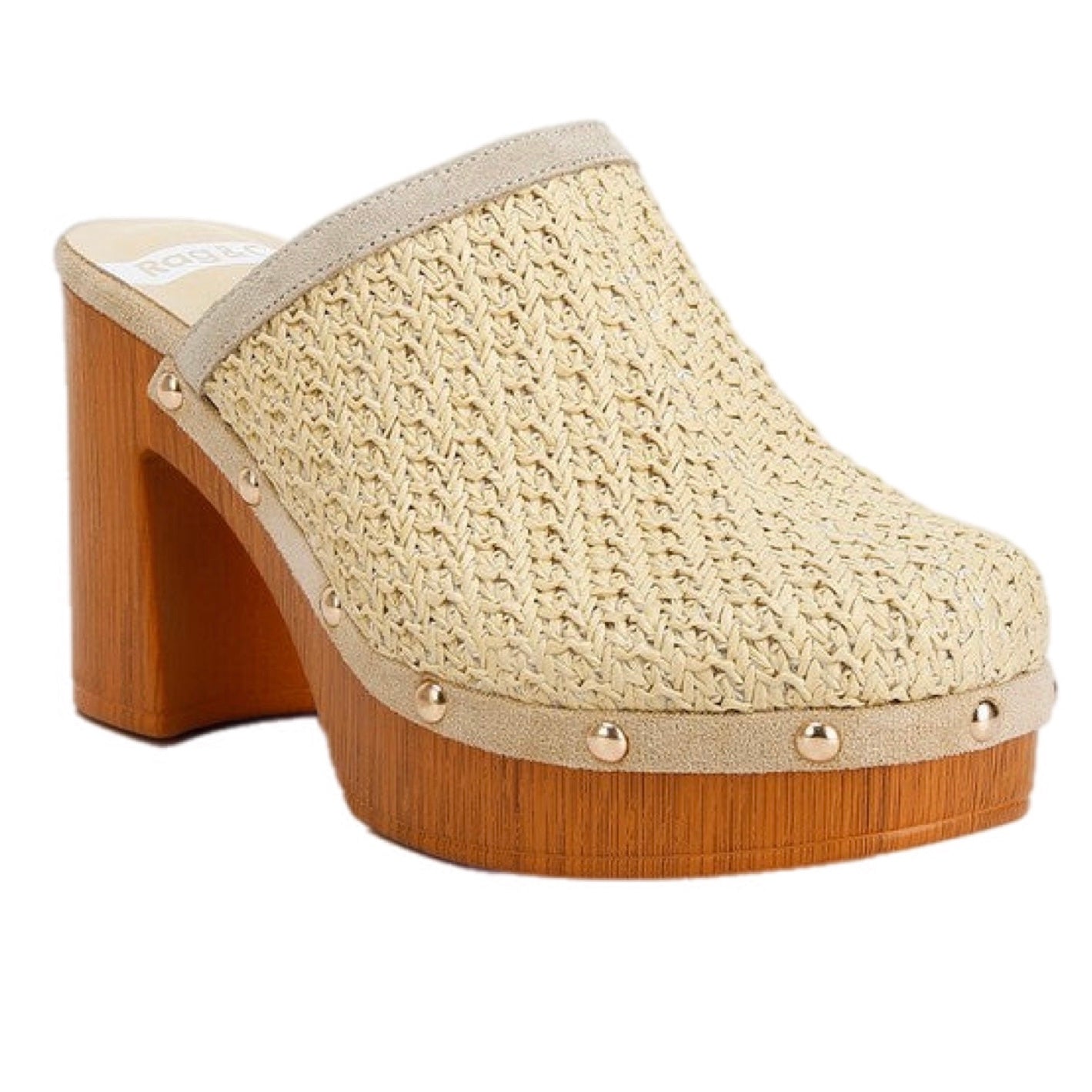 Jeydena Raffia Platform Clogs