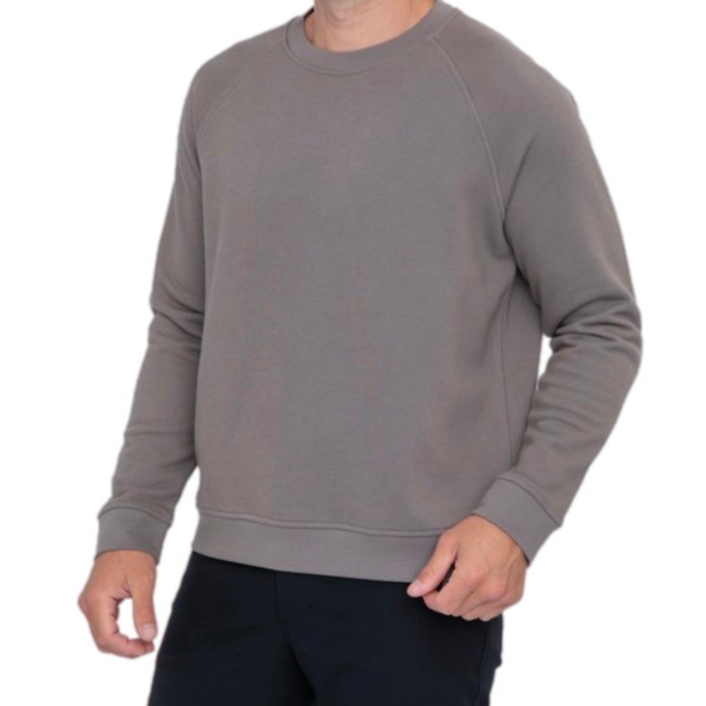 Cotton Blend Classic Crewneck