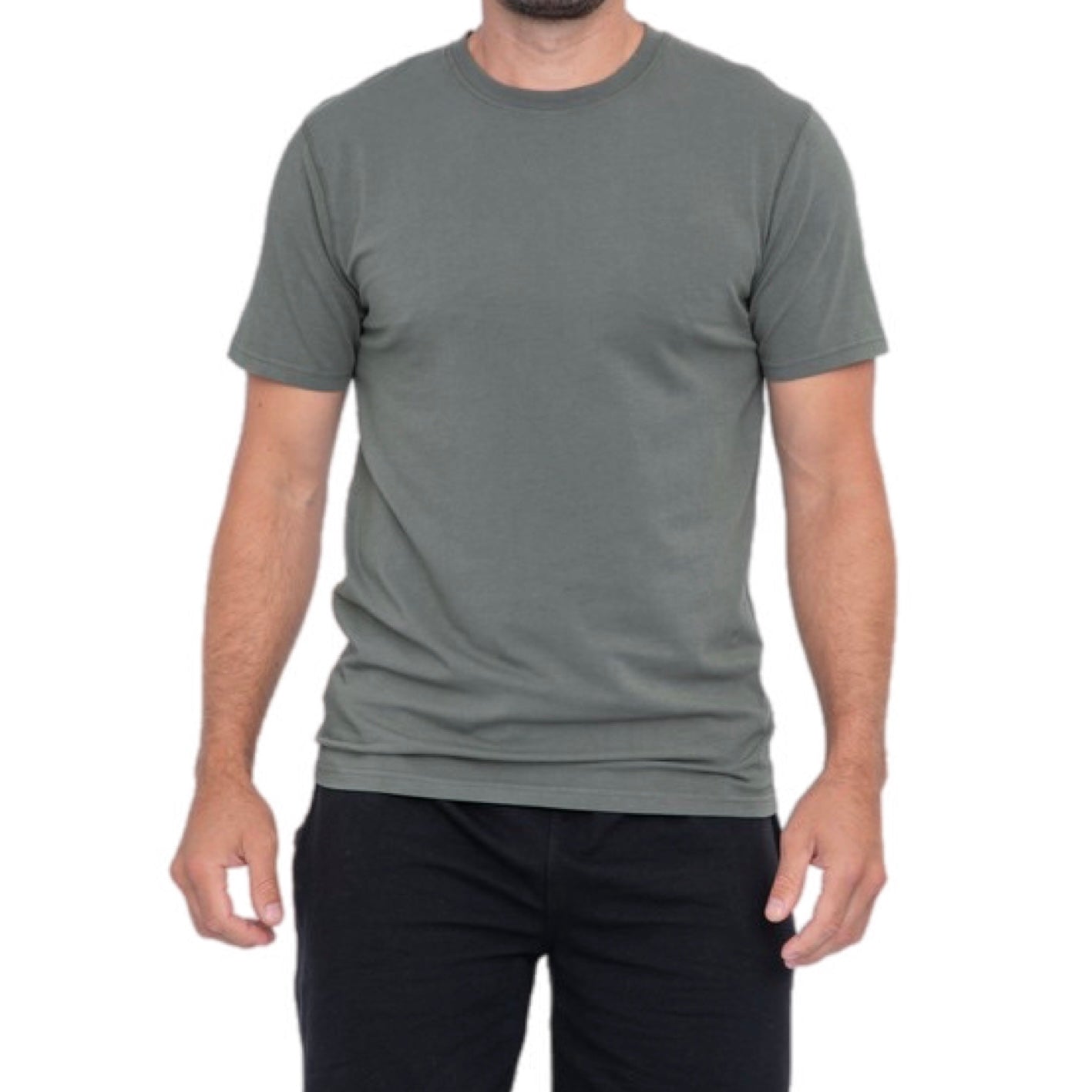 Pima Cotton Blend Short Sleeve Tee