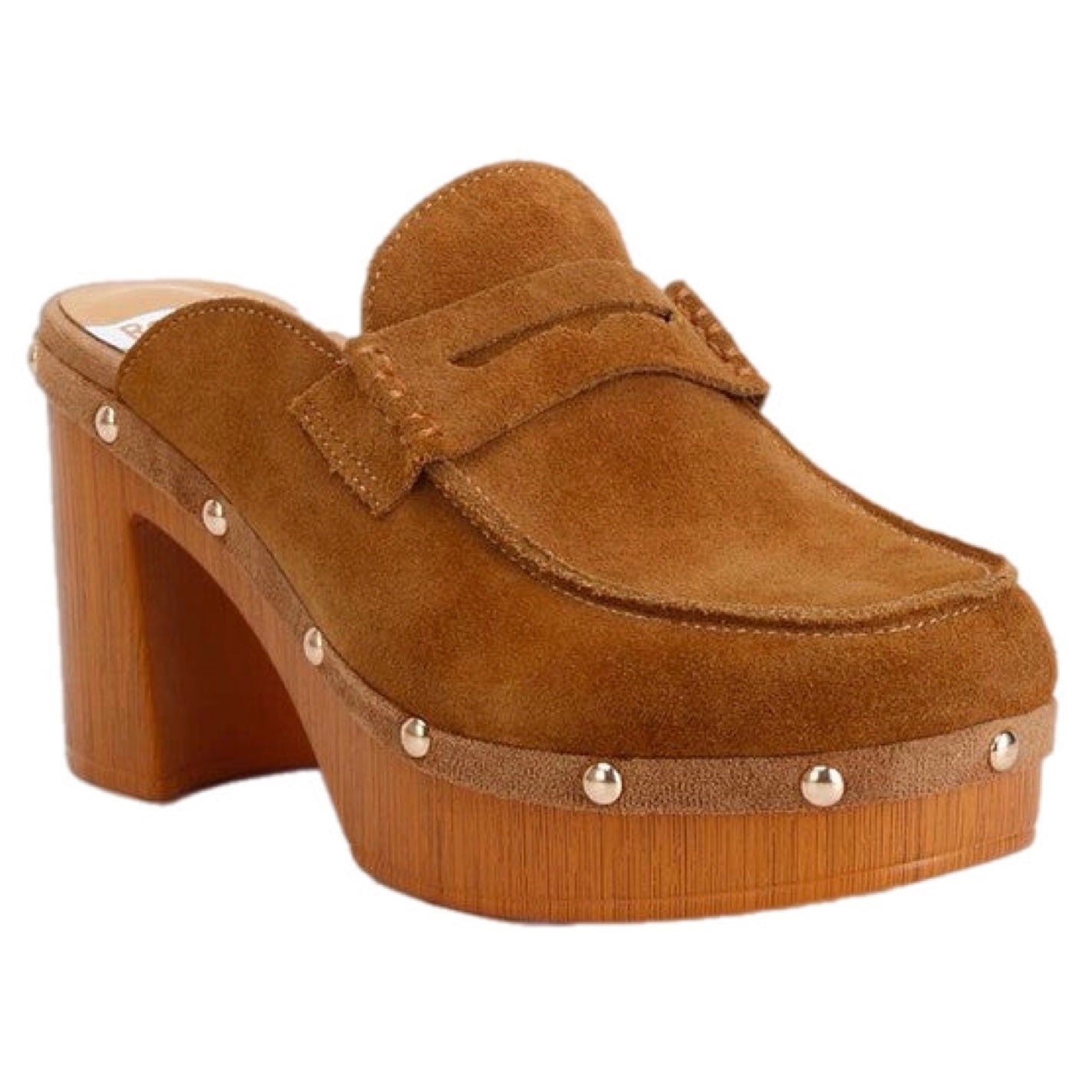 Riley Suede Platform Clogs