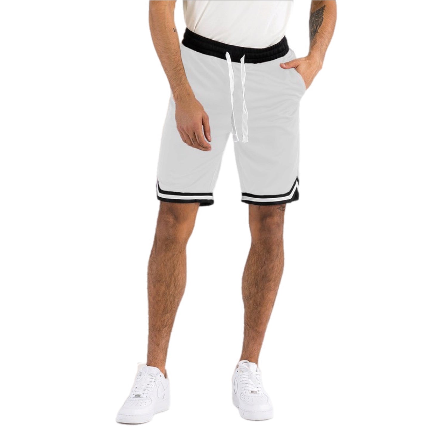 Athletic Drawstring Gym Shorts