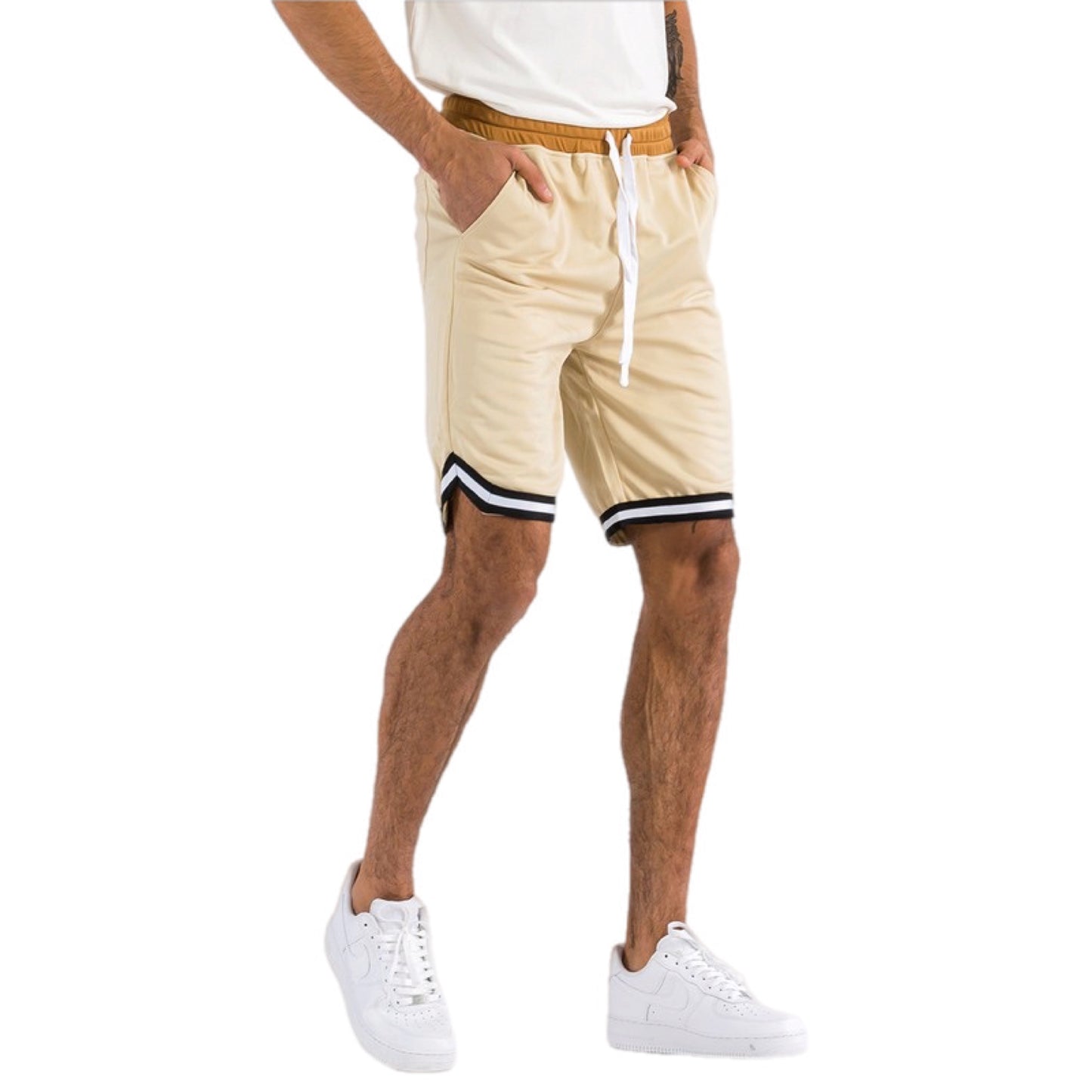 Athletic Drawstring Gym Shorts