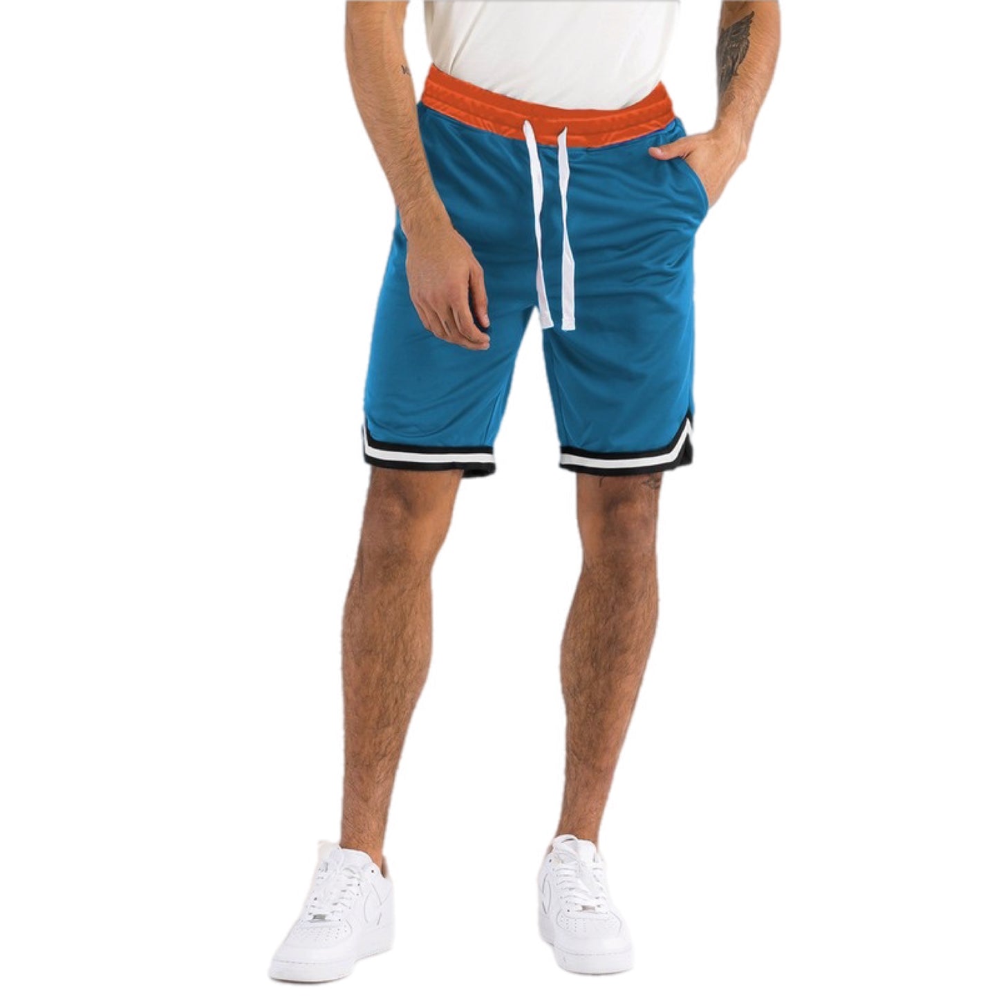 Athletic Drawstring Gym Shorts