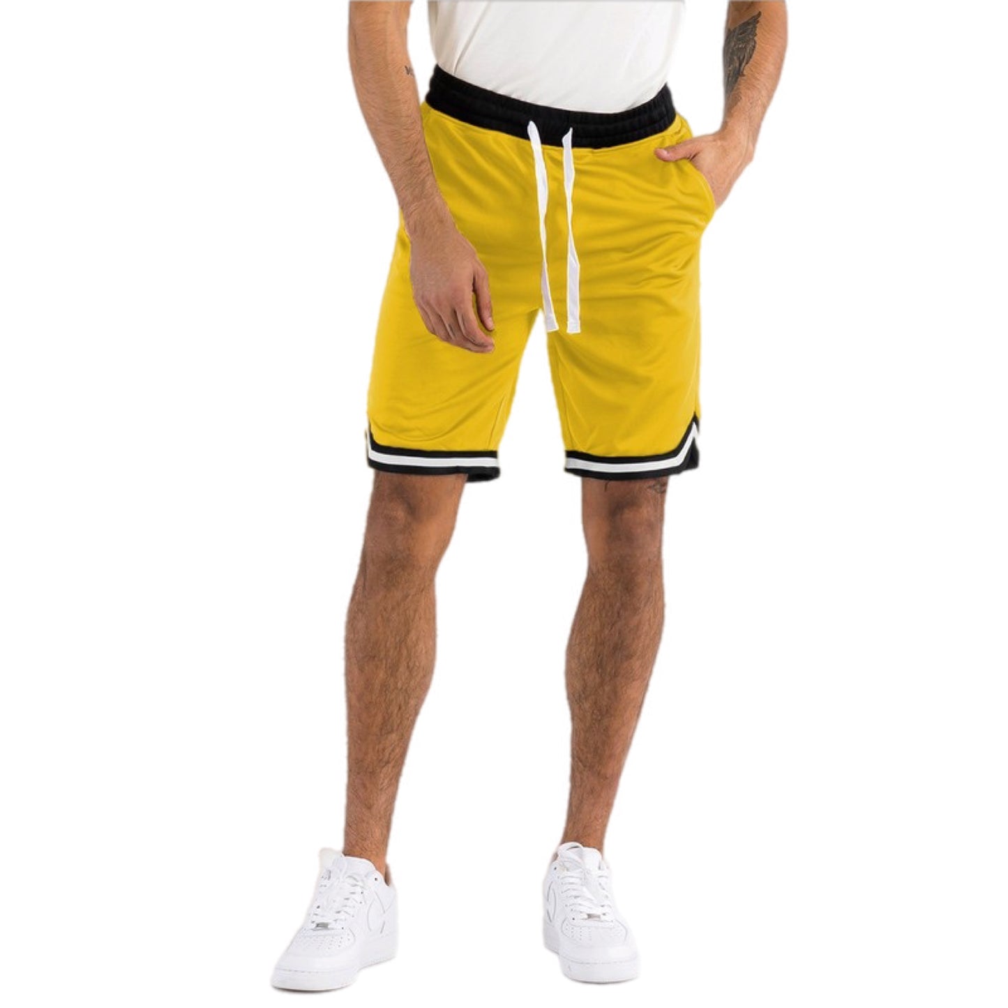 Athletic Drawstring Gym Shorts