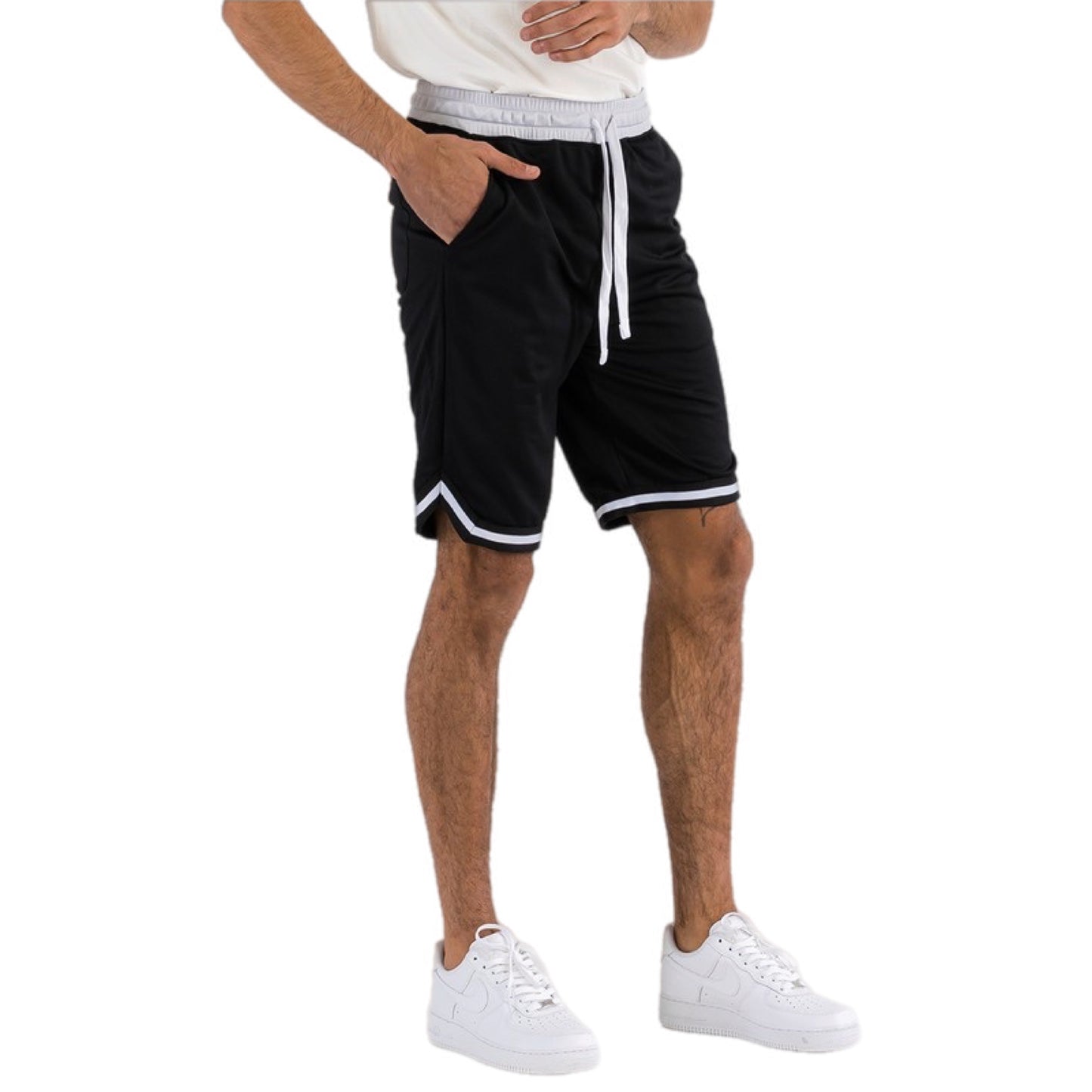 Athletic Drawstring Gym Shorts